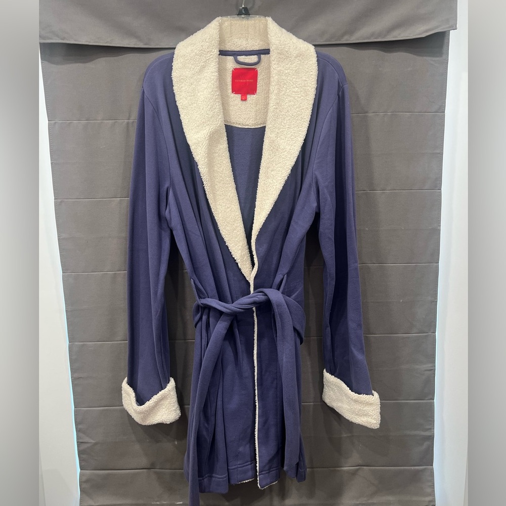 Victoria's Secret Violet and Cream Robe